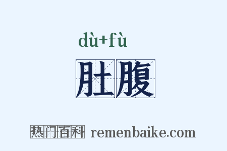 肚腹是什么意思的图片